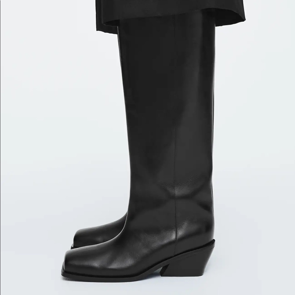 COS leather boots size 10